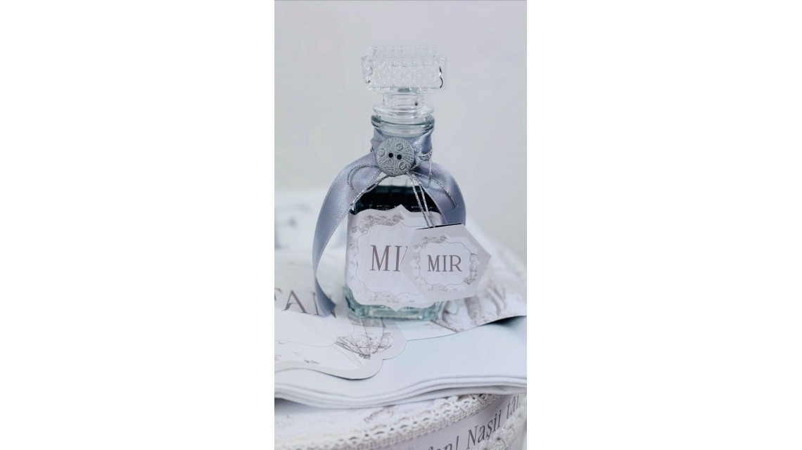 Trusou botez alb cu gri pentru baieti Baby Dior Grey Jungle 7